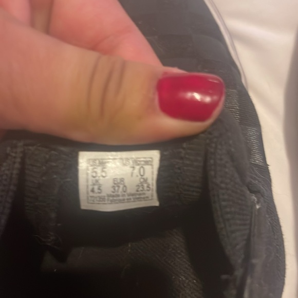 Black checkered vans - Picture 3 of 3